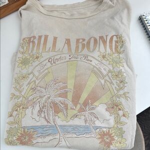 Billabong Under The Sun Tee with Tropical Print